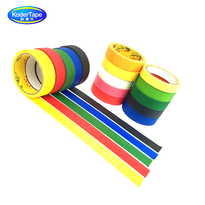 Certificação do ISO do esparadrapo de borracha de Synthetic da fita de mascaramento do papel da cor fluorescente