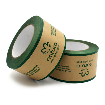 ODM Self Adhesive Brown Gummed Kraft Paper Adhesive Tape Water Activated