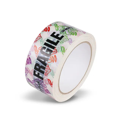 Fita de selagem de empacotamento adesiva forte personalizada de Logo Design Printed BOPP